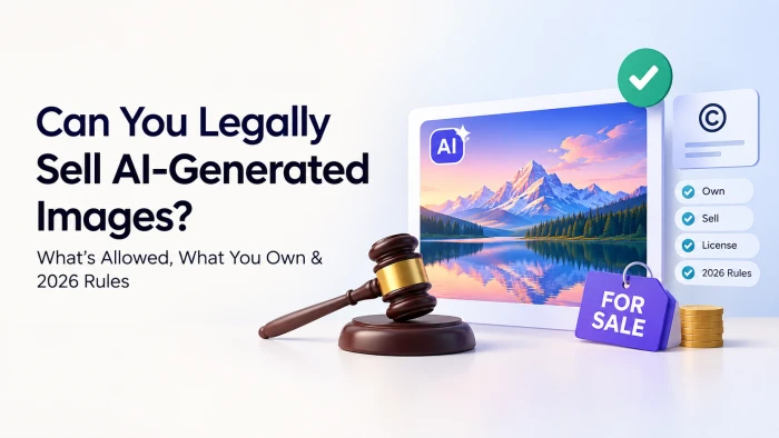 Can You Legally Sell AI-Generated Images? What's Allowed, What You Own & 2026 Rules
