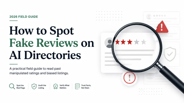 How to Spot Fake Reviews on AI Directories (2026 Field Guide)